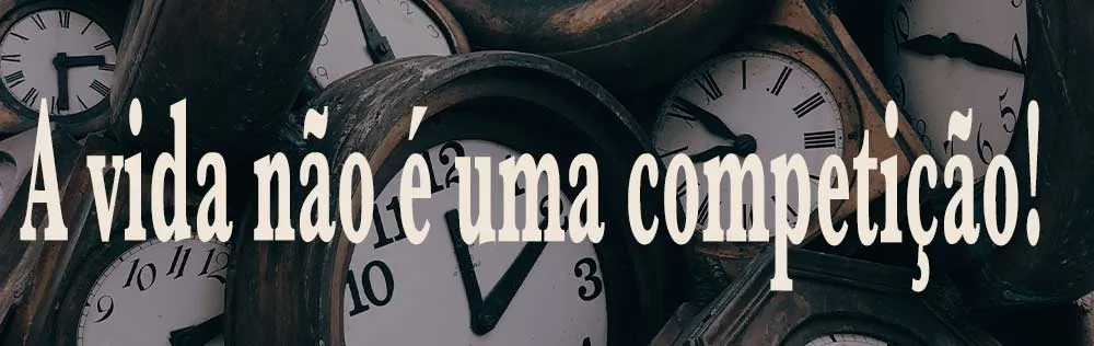 Não precisa viver com pressa, Deus tem um tempo para tudo