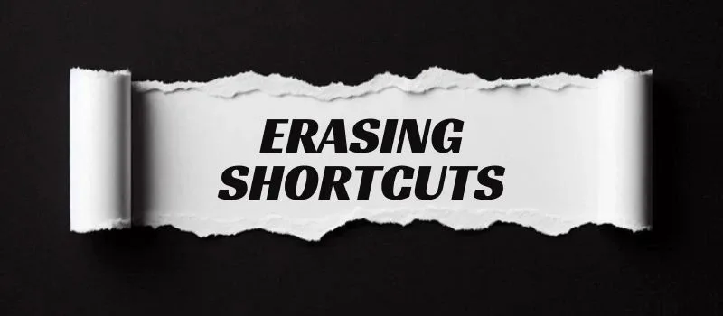 Prayer: Erasing shortcuts