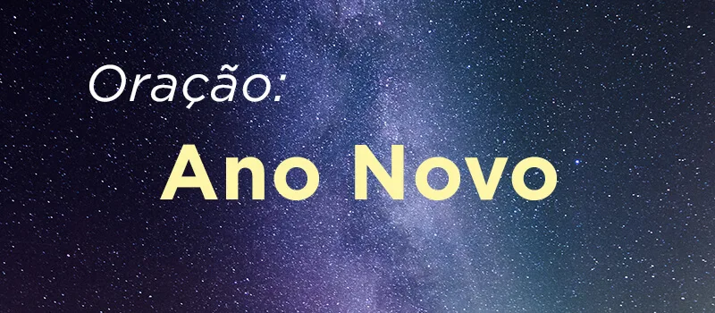 Oração pelo Ano Novo