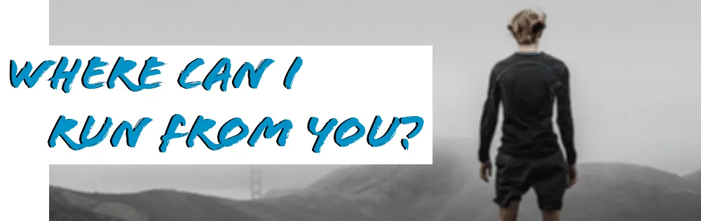 Where can I run from You?