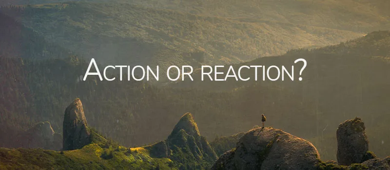 Action or reaction?