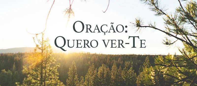 Oração: Quero ver-Te