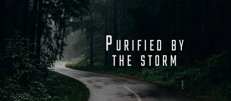 Purified by the storm