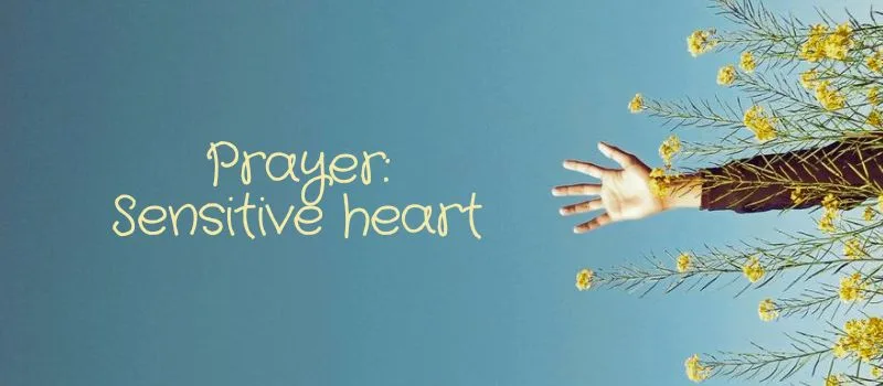 Prayer: Sensitive heart