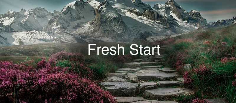 Fresh start with God
